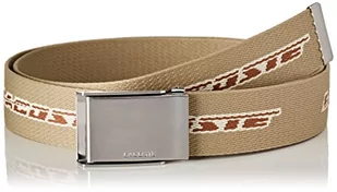Lacoste RC4063 Skórzany pasek biodrowy, Lew Pecan Mąka, 110 mężczyzn, Lew Pecan Mąka - Paski - miniaturka - grafika 1