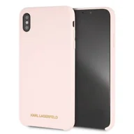 Etui i futerały do telefonów - Karl Lagerfeld KLHCI65SLLPG iPhone Xs Maz jasny różowy KF000078 - miniaturka - grafika 1