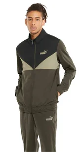 Komplet dresowy bluza spodnie Puma Colorblock r.M - Bluzy męskie - miniaturka - grafika 1