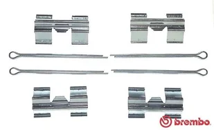 Zestaw akcesoriów, klocki hamulcowe Brembo A 02 257 - Układ hamulcowy - akcesoria - miniaturka - grafika 1