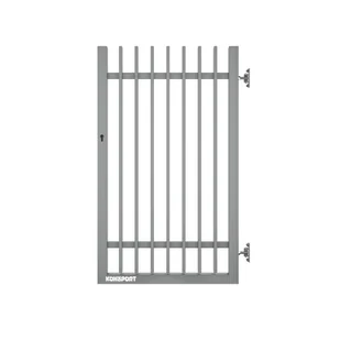 Furtka Verticale 90x154 cm prawa antracyt Konsport - Ogrodzenia - miniaturka - grafika 1