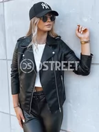 Kurtki damskie - Kurtka damska skórzana HAUTE VISTA czarna Dstreet TY3892-L - miniaturka - grafika 1