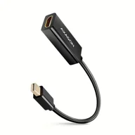 Kable komputerowe i do monitorów - AXAGON RVDM-HI14N Adapter aktywny Mini DP > HDMI 1.4, 4K/30Hz - miniaturka - grafika 1