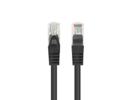 Pozostałe akcesoria sieciowe - Patchcord kat.6 utp 0.25m czarny fluke passed lanberg 10-pack - miniaturka - grafika 1
