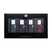 Zestawy perfum męskich - Alfa Romeo Green Zestaw woda toaletowa Green 15 ml + woda toaletowa Black 15 ml + woda toaletowa Blue 15 ml + woda toaletowa Red 15 ml - miniaturka - grafika 1
