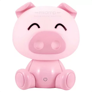 Polux Lampka nocna ŚWINKA LED 2,5W różowa 308238 SANICO 308238 - Lampy stojące - miniaturka - grafika 1
