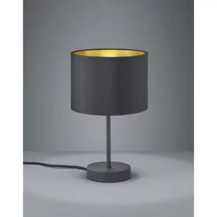 Trio Nocna LAMPA stołowa HOSTEL 508200179 stojąca LAMPKA biurkowa czarna złota 508200179 - Lampy stojące - miniaturka - grafika 1