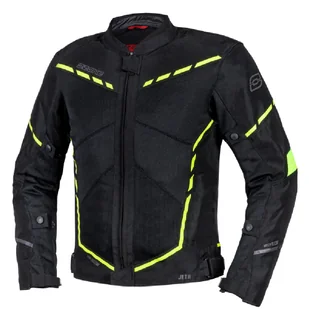 Kurtka Tekstylna Ozone Jet II Black/Fluo Yellow - Odzież motocyklowa - miniaturka - grafika 1