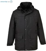 Odzież robocza - PORTWEST S523 KURTKA OBAN OCIEPLANA POLAREM ; CZARNY - miniaturka - grafika 1