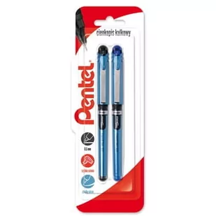 Pentel Poland Sp. z o.o. CIENKOPIS KULKOWE ENERGEL BLN15 - CZARNY I NIEBIESKI - Cienkopisy - miniaturka - grafika 2