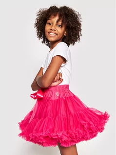 Sukienki i spódniczki dla dziewczynek - LaVashka Spódnica 2 D Różowy Regular Fit - grafika 1