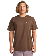 Koszulki męskie - Billabong Męska koszulka z dzianiny z krótkim rękawem Arch Crew SS Brązowy L - miniaturka - grafika 1