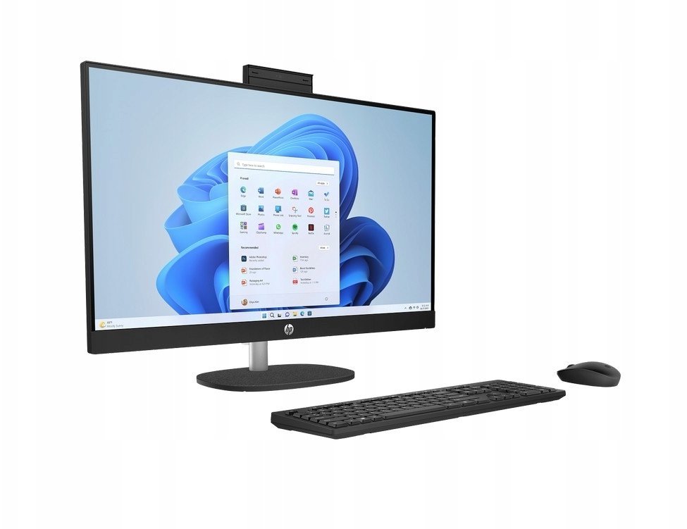 Komputer HP Komputer All-In-One HP 27-cr0037na / A4GN4EA / Ryzen 7 / 16GB / 1TB / AMD / Radeon / FullHD / Win 11 / Czarny