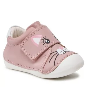 Półbuty Geox - B Tutim B3540B00085C8014 M Old Rose - Półbuty damskie - miniaturka - grafika 1