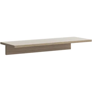 Krótsza półka LAYERS do paneli ściennych, 800 mm, dąb bejcowany - Meble modułowe i akcesoria - miniaturka - grafika 1