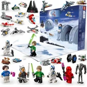 Klocki - Kalendarz Adwentowy Duży Prezent Zestaw Klocków Lego na 24 Dni 320szt - miniaturka - grafika 1