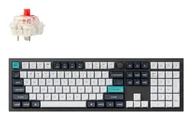 Klawiatury - Keychron Q6 Max USB + RF Wireless + Bluetooth QWERTZ Niemiecki Czarny, Biały Q6M-M1-DE - miniaturka - grafika 1