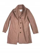 Płaszcze damskie - Elegancki różowy damski płaszcz OLD NAVY S - miniaturka - grafika 1