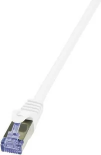 LogiLink Kabel sieciowy CQ4101S CAT 7 S/FTP AWG 26/7 RJ45 15 m Biały - Patchcordy - miniaturka - grafika 1