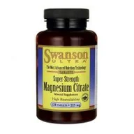 Układ nerwowy - Swanson, Usa Cytrynian Magnezu 225mg Suplement diety 120 tab. - miniaturka - grafika 1
