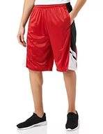 Spodenki damskie - Southpole Męskie szorty do koszykówki, szorty z siateczki, dostępne w wielu kolorach, krótkie spodenki sportowe dla mężczyzn, rozmiary S - XXL, czerwony, L - miniaturka - grafika 1