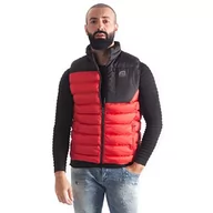 Kurtki męskie - Just Emporio męska kurtka bez rękawów, czerwona/czarna, XL, RED/CZARNY, XL - miniaturka - grafika 1