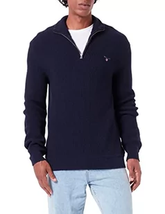 GANT sweter męski, niebieski (Evening Blue), L - Swetry męskie - miniaturka - grafika 1