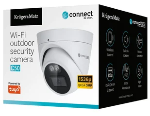 Kamera wi-fi IP Connect C50 Tuya KM2209 zewnętrzna - Kamery do monitoringu - miniaturka - grafika 5