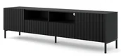 Eyelinery - Długa szafka na telewizor czarny mat + czarne nóżki - Isadora 4X - Elior - miniaturka - grafika 1