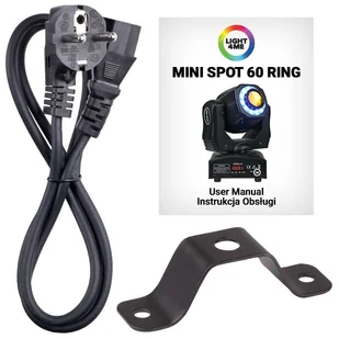 LIGHT4ME MINI SPOT 60 RING głowica ruchoma LED - Oświetlenie i efekty wizualne - miniaturka - grafika 11