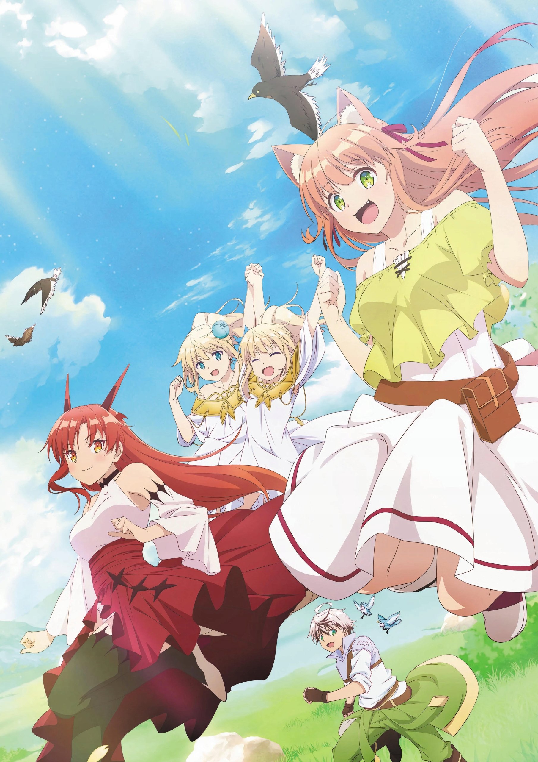 Plakat A1 anime manga Yuusha Party wo Tsuihou sareta Beast Tamer
