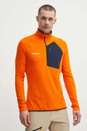 Bluzy męskie - Mammut bluza sportowa Aenergy Light kolor pomarańczowy gładka - miniaturka - grafika 1