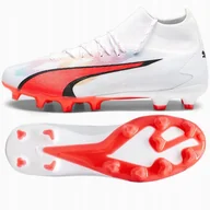 Piłka nożna - Buty Puma Ultra Pro FG/AG 107422-01 biały 43 - miniaturka - grafika 1