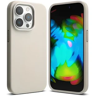 Etui RINGKE Silicone do Apple iPhone 14 Pro Max Beżowy - Etui i futerały do telefonów - miniaturka - grafika 1