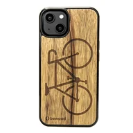 Etui i futerały do telefonów - Drewniane Etui Bewood iPhone 14 ROWER LIMBA - miniaturka - grafika 1