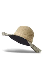 Czapki damskie - Tommy Hilfiger Damski kapelusz słomkowy Kobiety beżowy wzorzysty, ONE SIZE - miniaturka - grafika 1