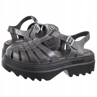 Buty Sandały Melissa Possession Platform II 35818 Black/Silver Czarne - Sandały damskie - miniaturka - grafika 1