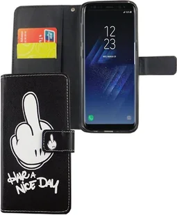 Etui na telefon komórkowy Etui na telefon komórkowy Samsung Galaxy S8+ Plus Have A Nice Day Czarny - Etui i futerały do telefonów - miniaturka - grafika 1