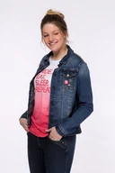 Kurtki jeździeckie - ESKADRON Kurtka jeansowa JEANIE Equestrian Fanatics SS 2018 denim navy - miniaturka - grafika 1