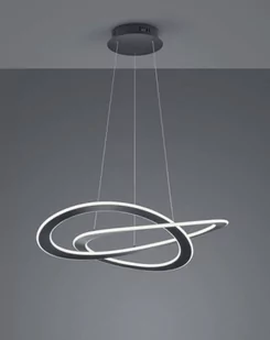 Trio OAKLAND Antracyt LED ściemnialna 52W 3000K Lampa wisząca 321710142 - Lampy sufitowe - miniaturka - grafika 1