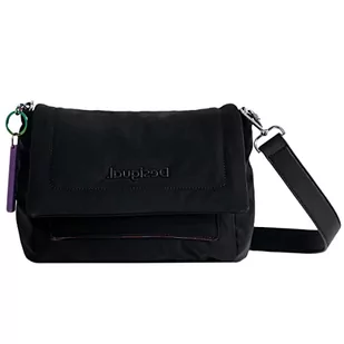 Desigual Womens BOLS_Happy COPENHAGUE Across Body Bag, czarny, One Size - Torebki damskie - miniaturka - grafika 1