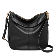 Torebki damskie - Fossil Hobo damskie, Czarny, One Size - miniaturka - grafika 1