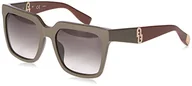 Okulary przeciwsłoneczne - Furla Unisex SFU594 okulary przeciwsłoneczne, zielone, rozmiar 55, zielony, 55 - miniaturka - grafika 1