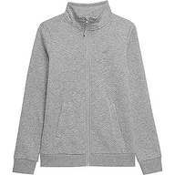 Bluzy damskie - 4F Damska bluza, Cold Light Grey Melange, XS - miniaturka - grafika 1