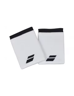 Babolat Logo Jumbo Wirstband (2szt.) - biały 5UA1262-1011 - Tenis ziemny - miniaturka - grafika 1