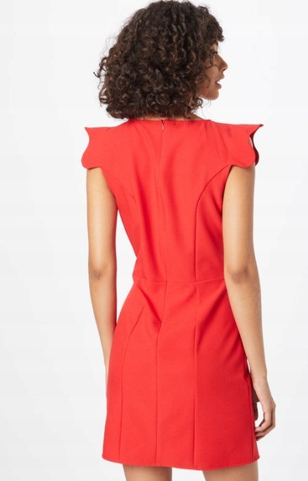 NAF NAF SUKIENKA TURKUSOWA PROSTA MINI 44 SPX