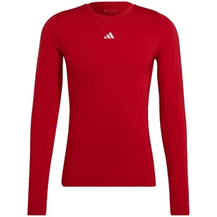 ND05_K14740-M HP0639 Koszulka męska adidas Techfit Aeroready Long Sleeve Tee czerwona HP0639 r.M - Koszulki męskie - miniaturka - grafika 1