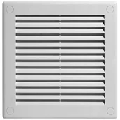 Kratki wentylacyjne - Awenta Tru kratka wentylacyjna 11,5x11,5 cm ścienna biała TRU2 - miniaturka - grafika 1