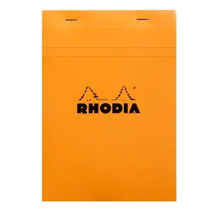 Blok Rhodia N°16 A5 14,8x21 cm, kratka, pomarańczowy - Notesy i bloczki - miniaturka - grafika 1