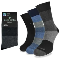 Skarpetki męskie - Skarpety męskie garniturowe PIERRE CARDIN 3 PARY - 39-42 - miniaturka - grafika 1